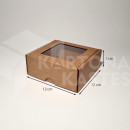 12 x 12 x 5 cm - kartona kastes ar logu