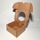 16 x 16 x 9 cm - kartona kastes ar logu 16 x 16 x 9 cm - kartona kastes ar logu