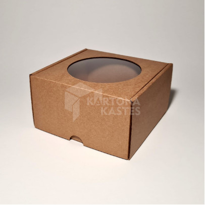 16 x 16 x 9 cm - kartona kastes ar logu 16 x 16 x 9 cm - kartona kastes ar logu