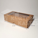 23 x 12.7 x 6 cm - kartona kastes ar logu 23 x 12.7 x 6 cm - kartona kastes ar logu