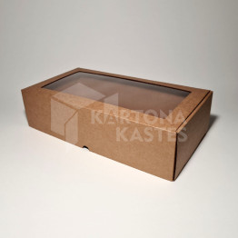 32 x 16.5 x 8.3 cm - kartona kastes ar logu