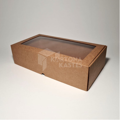 32 x 16.5 x 8.3 cm - kartona kastes ar logu 32 x 16.5 x 8.3 cm - kartona kastes ar logu
