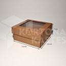 14 x 14 x 7 cm - kartona kastes ar vāku
