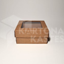 14 x 14 x 7 cm - kartona kastes ar vāku