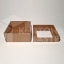 14 x 14 x 7 cm - kartona kastes ar vāku