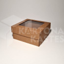 14 x 14 x 7 cm - kartona kastes ar vāku
