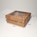 19 x 19 x 8 cm - kartona kastes ar vāku 19 x 19 x 8 cm - kartona kastes ar vāku