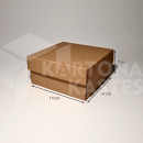 14 x 14 x 7 cm - kartona kastes ar vāku