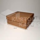 19 x 19 x 8 cm - Kartona kastes ar vāku