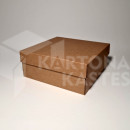 19 x 19 x 8 cm - Kartona kastes ar vāku