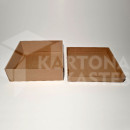 24 x 24 x 8 cm - kartona kastes ar vāku