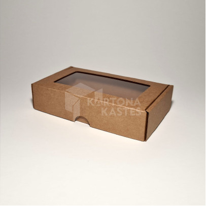 17 x 10 x 4 cm - kartona kastes ar logu