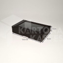 13.5 x 9 x 3 cm - kartona kastes ar logu