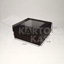 14 x 14 x 7 cm - kartona kastes ar vāku