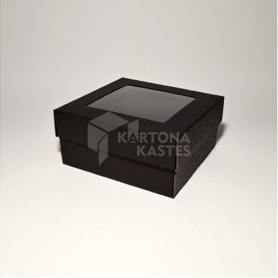 14 x 14 x 7 cm - kartona kastes ar vāku