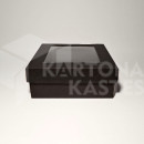 19 x 19 x 8 cm - Kartona kastes ar vāku