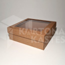 25 x 25 x 10 cm - kartona kastes ar vāku