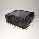 25 x 25 x 10 cm - kartona kastes ar vāku