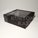 31 x 31 x 12 cm - kartona kastes ar vāku