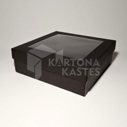 31 x 31 x 12 cm - kartona kastes ar vāku