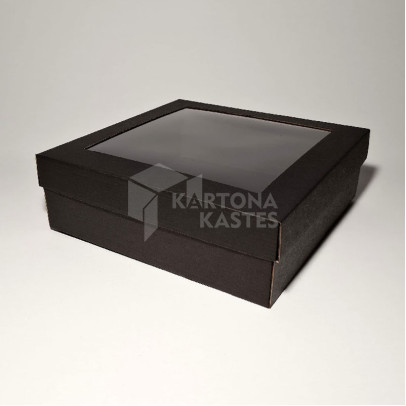 31 x 31 x 12 cm - kartona kastes ar vāku