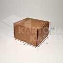 12 x 12 x 8 cm - kartona kastes