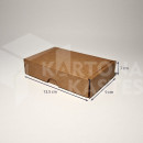 13.5 x 9 x 3 cm - kartona kastes