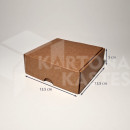 13.5 x 13.5 x 5 cm - kartona kastes