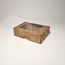 11.5 x 8.5 x 3 cm - kartona kastes ar logu